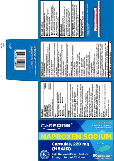 Naproxen Sodium 220 mg (naproxen 200 mg) (nsaid)* *steroidal Anti-inflammatory Drug (Naproxen Sodium 220 mg Softgels Pur 1)