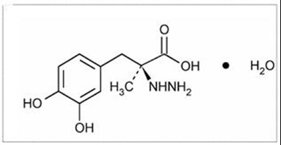 Chemical Structure - carbidopa 01