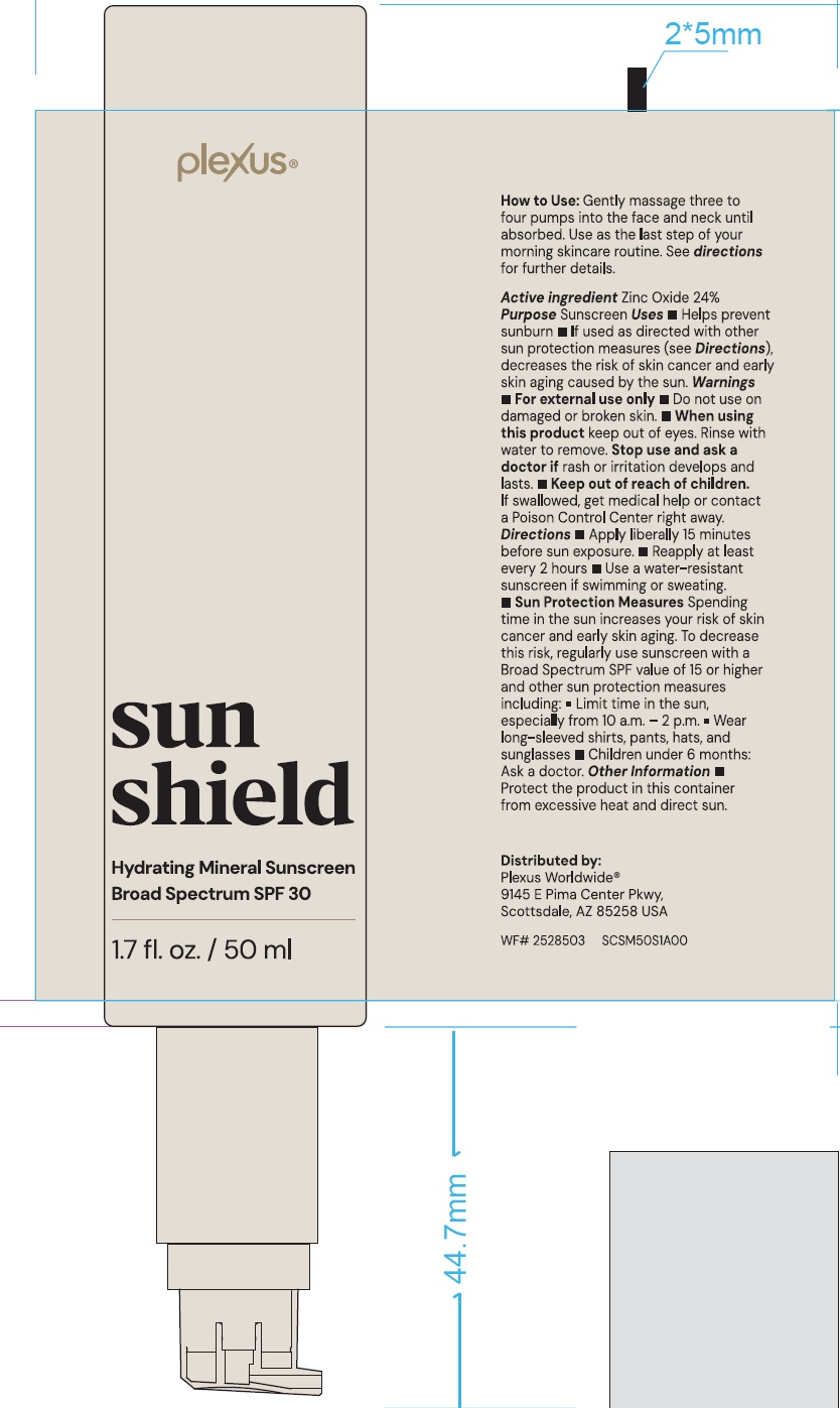 Plexus Sun Shield Hydrating Mineral - Images NDC 85532-157
