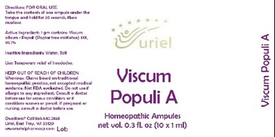 Viscumpopuliaampules