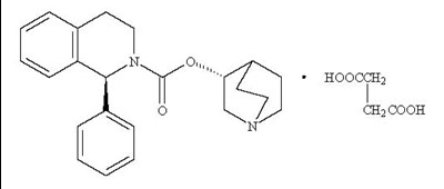 Structure Of Solifenacin Succinate (Image 01)
