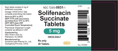 5mg-30 Pack (Solifenacin5mg30)