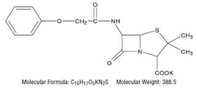 Structural Formula (Penicillin V Potassium Tablets Usp 1)