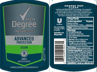 67277397labeldfmclean.jpg DegreeMenMorionsenseAdvancedProtectionClean48HAntiperspirantLabel - 67277397labeldfmclean