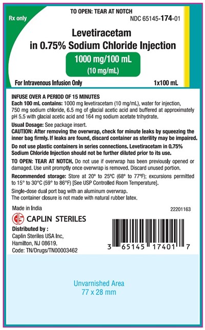 Levetiracetam-1000mg-100ml-10mg-ml-alu-pouch-label (Levetiracetam 1000mg 100ml 10mg mL Alu Pouch Label)