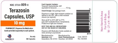 Terazosin 10mg 100ct (Terazosin Cap 10mg 100ct)