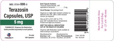 Terazosin 5mg 100ct (Terazosin Cap 5mg 100ct)