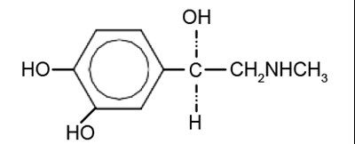 Epinephrine Structural Formula - p care k80mx 4