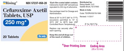Package Label-principal Display Panel (250 mg (20 Tablets Bottle))