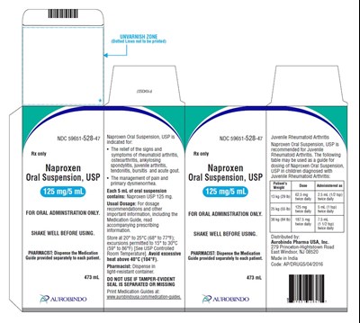 PACKAGE LABEL-PRINCIPAL DISPLAY PANEL - 125 mg/5 mL (473 mL Carton Label) - naproxen fig2