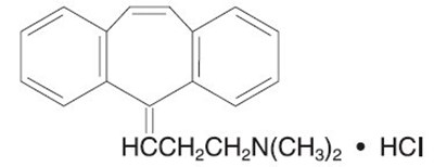 cyclobenzaprine-1.jpg structural formula for cyclobenzaprine. - cyclobenzaprine 1