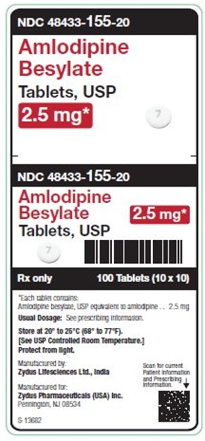 Amlodipine Besylate 2.5 mg Tablets, Usp Unit Carton Label (Image 01)