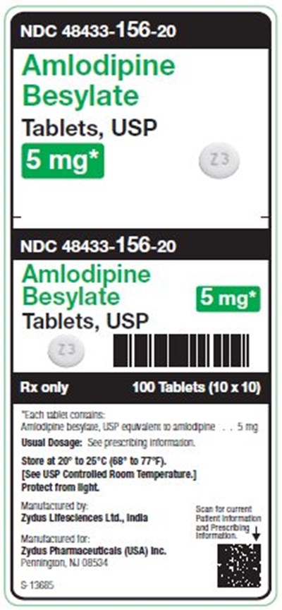 Amlodipine Besylate 5 mg Tablets, Usp Unit Carton Label (Image 03)