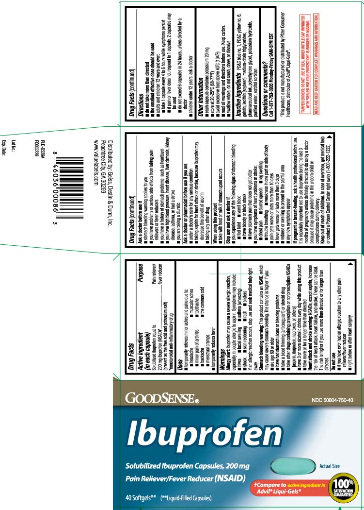 solubilized ibuprofen