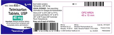565 (Telmisartan Tablets 40mg 30s)