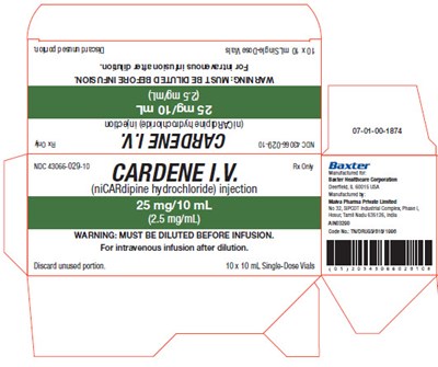 Cardene 43066-029-10 Carton Label 1 Of 2 (Image 03)