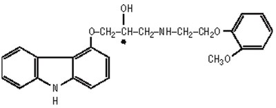 Carvedilol Chemical Structure (Carvedilol Tab Usp Structure)