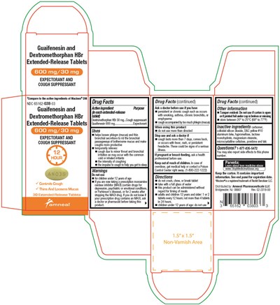 600 mg- 30ct Carton (Guaifenesin And Dextromethorphan Hbr Extended Rele 3)