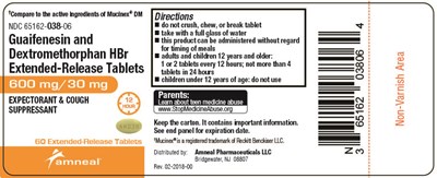 600 mg- 60ct Label (Guaifenesin And Dextromethorphan Hbr Extended Rele 4)
