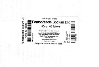 Bottle Label 40mg - 43353 343