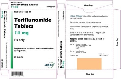 ty - teriflunomide tablets 14 mg 5
