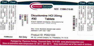Dicyclomine HCl 20mg (8a8a81a4 6768 4ec0 B6ad 224788bcc59a 02)