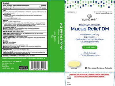 Dextromethorphan Hbr 60 mg, Guaifenesin 1200 mg (Mucus Relief Dm 1200 mg 60 mg Extended Release Cap 1)