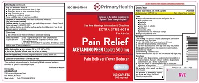 acetaminophen-fig1.jpg PACKAGE LABEL-PRINCIPAL DISPLAY PANEL 500 mg (750 Caplets Bottle) - acetaminophen fig1