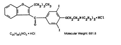 Structured formula for Amiodarone - amiodarone figure 01