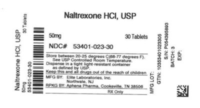 Label (53401 0023 30)