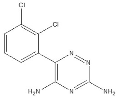 Chemical Structure (Lamotrigine 01)