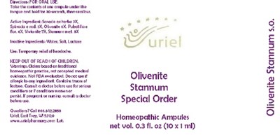 Olivenitestannumspecialorderampules