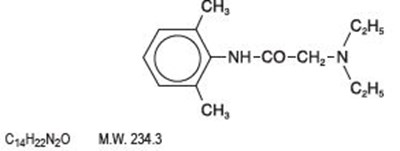 lido-prilo-1.jpg Lidocaine Structure with formal and Mole wt - lido prilo 1