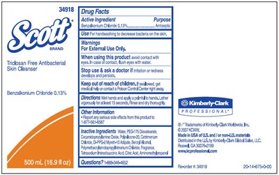 Principal Display Panel - 500 mL Bottle Label - scott 01