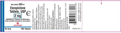 2mg Bottle Label