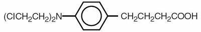 Chlorambucil Chemical Structure (Leukeran 1)