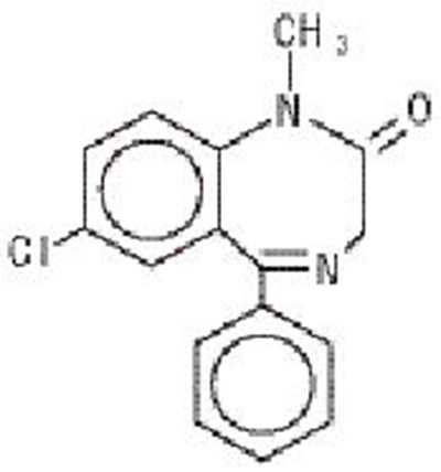 Chemical Structure (Diazepam 01)