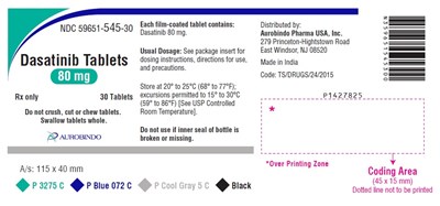 PACKAGE LABEL-PRINCIPAL DISPLAY PANEL - 80 mg (30 Tablet Bottle) - dasatinib fig7