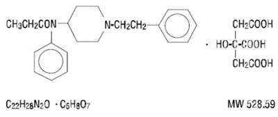 Structural Formula (Fentanyl Citrate 1)