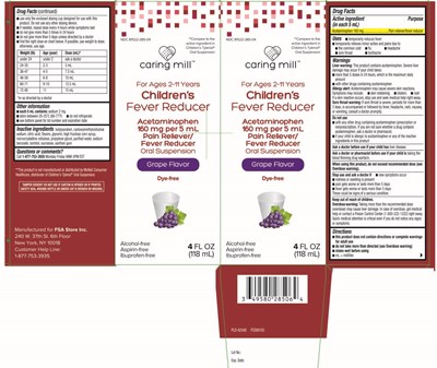 Acetaminophen 160 mg Per 5 mL (Childrens Acetaminophen Dye Free Grape Liquid 1)
