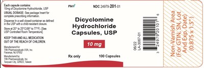 100-count (Dicyclomine Hydrochloride Capsules Usp Dicyclomine  2)