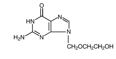 Acyclovir Structure (39a671d2 6c49 47ee 8da8 3392a48d7b50 01)