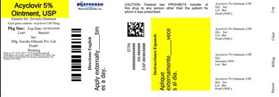 Acyclovir 5% Ointment (Carton15gm)