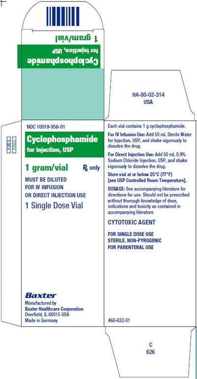 image-06.jpg Cyclophosphamide Representative Carton Label NDC 10019-956-01 1 of 2 - image 06