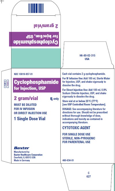 Cyclophosphamide Representative Carton Label  Ndc 10019-967-01   1 Of 2 (Image 09)
