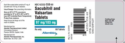 sacubitrilvalsartan-97103.jpg 60 bottle label - sacubitrilvalsartan 97103