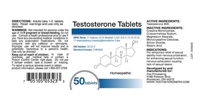 Testosterone Tablets - mm1