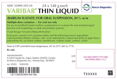 Varibar Thin Liquid External Label