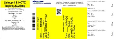 Lisinopril  And Hctz Tablets 20/25mg (5956a107 0f7b 49e7 B9c9 36790349b06e 00)