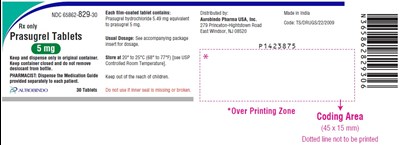 prasugrel-fig6.jpg PACKAGE LABEL-PRINCIPAL DISPLAY PANEL - 5 mg (30 Tablets Bottle) - prasugrel fig6